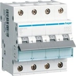 Hager MBN616 Leitungsschutzschalter 3P+N 6kA B-Charakteristik 16A 4 Module