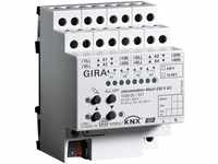 KNX Jalousieaktor 4fach 230 V AC / 12-48 V DC mit Handbetätigung, Gira 103900