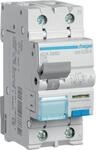 Hager ADA566D Fehlerstrom-Leitungsschutzschalter, FI/LS-Schalter, 1P+N 10kA C-16A