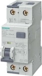 Siemens 5SU1354-3KK16 FI/LS-Schalter, 10 kA, 1P+N, Typ F, superresistent K, 30 mA,