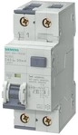Siemens 5SU1354-6KK10 FI/LS-Schalter, 10 kA, 1P+N, Typ A, 30 mA, B-Char, In: 10 A, Un