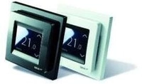 Devi Devireg Touch Uhrenthermostat mit Rahmen, reinwei&szlig; (140F1064)