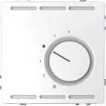 Merten Raumtemperaturregler mit Wechslerkontakt und Zentralplatte, System Design,