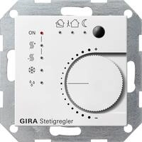 KNX Stetigregler mit Tasterschnittstelle 4fach inkl. Busankoppler E22, reinwei&szlig;