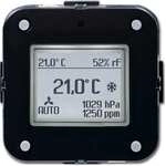 Busch-Jaeger 6109/28 Raumtemperaturregler mit CO2/Feuchte-Sensor Heiz-/K&uuml;hlbetrieb