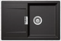 Schock Mono D-100-FB Granitsp&uuml;le mit Ablauffernbedienung, Cristadur,...