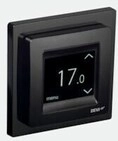 Devi DEVIregTouch, UP Uhren-Thermostat, 16A, 230V, mit Rahmen, schwarz (140F1069)