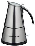 Rommelsbacher EKO366/E Espressokocher, 365 W, Edelstahl-Filtereinsatz, 3 oder 6