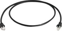 Teleg&auml;rtner Patchkabel Cat.6A MP8 FS 500 LSZH-0,5 m, schwarz (L00000A0077)