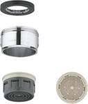GROHE Mousseur, Au&szlig;engewinde, M 24 x 1, Durchflussklasse D, 34,8 - 37,8 l/min bei 3
