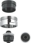 GROHE Blue Mousseur, Au&szlig;engewinde, M 28x1, 19,0 l/min bei 3 bar, Dual Strahlregler,