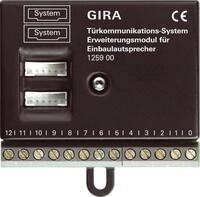 Gira 125900 Erweiterungsmodul f&uuml;r Einbaulautsprecher, T&uuml;rkommunikations-Systeme
