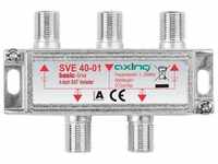 Axing SVE 40-01 SAT-Verteiler 4fach, 5-2400MHz, DC-diodenentkoppelt,...