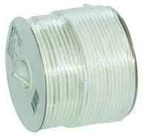 AXING SKB 395-01, Koaxialkabel, 3-fach geschirmt, 100m Ring, wei&szlig;