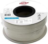Astro CSA 9511A Koaxialkabel 90dB, 1,13/4,8mm, R100m, wei&szlig; (750952)