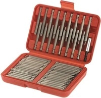 Cimco Bit Set - 50-teiliges Sortiment Lange-Sicherheits-Bits (114606)