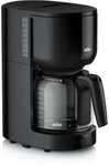 Braun PurEase KF 3120 BK Kaffeemaschine, mit Britta Filter, 10 Tassen, 1000 Watt,