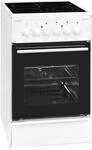 Exquisit ECM 5-4 BZ EEK: A, Elektro-Standherd mit Glaskeramikfeld, 49 cm breit, 47 L,