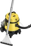 Clatronic BSS 1309 Shampoo-Sauger, 1200 W, 2-fach Filtersystem, gelb/schwarz (263850)