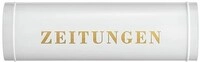 Burg W&auml;chter 800 W Zeitungsrolle, runde Form, mit seitlicher Kunststoffabdeckung,