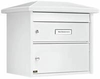 Burg W&auml;chter Europa 732 W Gro&szlig;raum-Au&szlig;enbriefkasten, Komfort-Tiefe, Querformat,