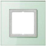 Jung LSP981GLAS Glasrahmen, LS Plus, glas mattwei&szlig;