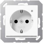 Jung A1520-OWWLNW SCHUKO Steckdose, 16 A, 250 V ~, alpinwei&szlig;