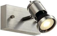 SLV ASTO 1, Wand- und Deckenleuchte, einflammig, QPAR51, max. 75 W, aluminium