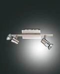 Fabas Luce Alice Spots, 2x50W, GU10, Nickel satiniert (2554-82-178)