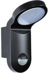 Esylux AOL 100 LED 5K Au&szlig;enleuchte, 14W, 770 lm, 5000 K, schwarz (EL10750014)