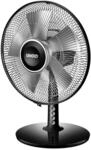 Unold 86818 Silverline Black Tischventilator, 40W, 3-stufige