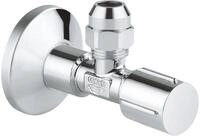 GROHE Eckventil 1/2x3/8 Rosette Metallgriff Quetschverschraubung, 10mm, chrom