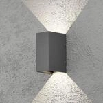 Konstsmide Cremona LED-Wandleuchte, 2 x 3W, anthrazit (7940-370)