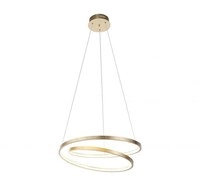 Paul Neuhaus LED-Pendelleuchte, gold, geschwungener Leuchtring, Dimmfunktion, modern,