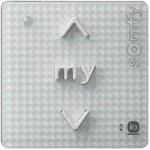 Somfy Smoove Origin IN io Pure Funkwandsender, ohne Rahmen, transparent (1811221)