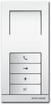 Busch-Jaeger 83210 AP-683 Innenstation Audio mit Freisprechfunktion, Alusilber
