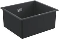 GROHE K700U Unterbau Kompositk&uuml;chensp&uuml;le, Einzelbecken, granit schwarz (31653AP0)