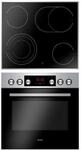 Amica EHCX 933 110 E EEK: A Einbauherd-Set mit Glaskeramikkochfeld, 77 L, SteamClean,