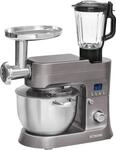 Bomann KM 1395 CB Knetmaschine, 1200 W, 6,2L, 12 Stufen, titan (613951)