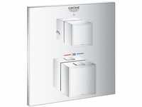 GROHE Grohtherm Cube Thermostat-Brausebatterie, mit integrierter 2-Wege-Umstellung,