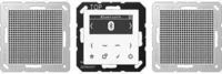 Jung DABA2BTWW Smart Radio DAB+ mit Bluetooth - Set St, alpinwei&szlig;