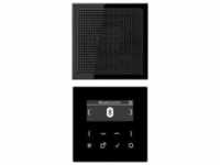 Jung DABLS1BTSW Smart Radio DAB+ mit Bluetooth-Set Mono, schwarz