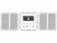 Jung DABCD2BTWW Smart Radio DAB+ mit Bluetooth - Set Stereo, alpinweiß