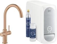 GROHE Blue Home C-Auslauf Starter Kit, Bluetooth/WIFI, warm sunset geb&uuml;rstet