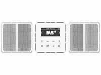 Jung DABCD2WW Smart Radio DAB+ Set Stereo, alpinweiß