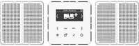 Jung DABCD2WW Smart Radio DAB+ Set Stereo, alpinwei&szlig;
