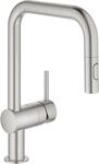 GROHE Minta 32322 Einhand-Sp&uuml;ltischbatterie, DN15, Hochdruck, U-Auslauf,