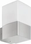 LCD Au&szlig;enwandleuchte, E27, 100W, Edelstahl (028)