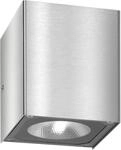 LCD Up & Down LED Wandleuchte, 2x7 Watt, Edelstahl (5026)
