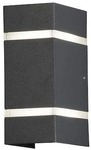 Konstsmide Cremona LED-Wandleuchte, 230-240V, 2x3W, 3000K, anthrazit grau (7998-370)